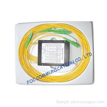Bare Blockless Optical Fiber Splitter 1 * 4 for Passive Opt